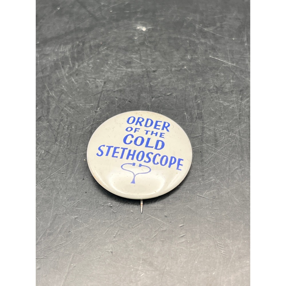 Order of the Cold Stethoscope Medical Lapel Pin Vintage Collectible Doctor RN